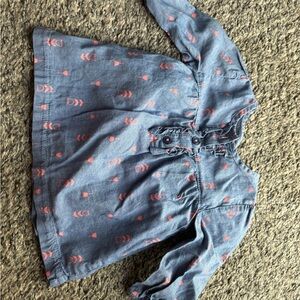 *5 for $10* Carter's Blue Button-up Long Sleeve